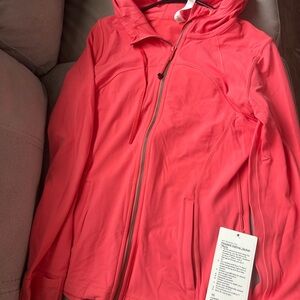 lululemon athletica Vibrant Pink Zip-Up Sweater